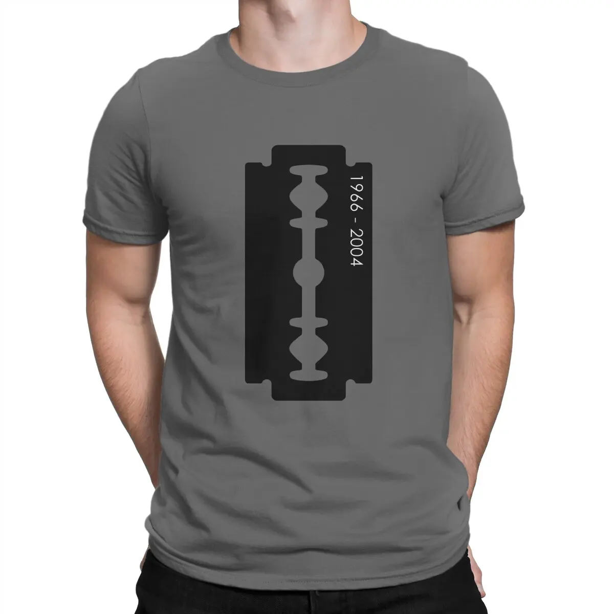 thumbnail image 1 of Camiseta de hombre con cuello redondo y manga corta de Dimebag Darrell, ideal como regalo de humor., 1 of 7