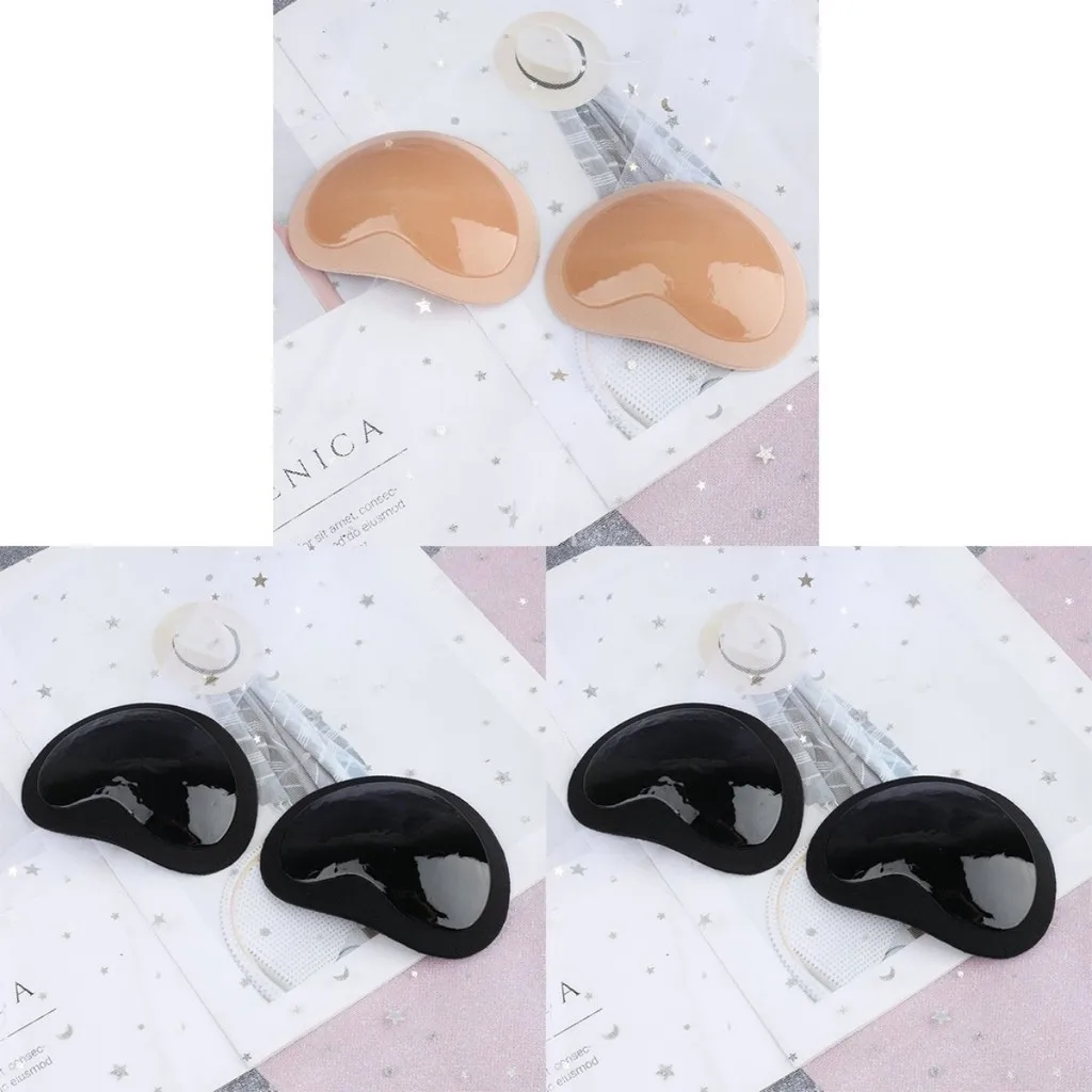 3 Pairs Women Push Up Bra Nipple Pads Self-adhesive Bra Insert Pads Waterproof Invisible Breast Enhancement Artifact Nipple Pads