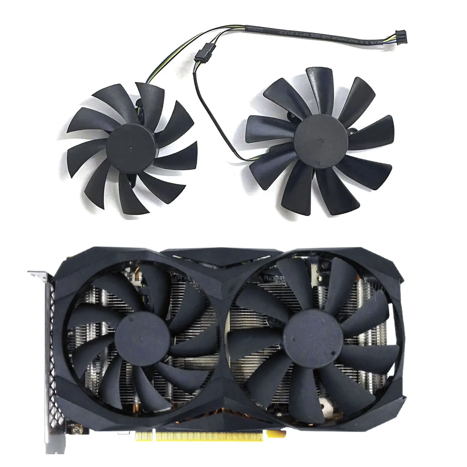 Ventola Gpu Da 88Mm 100Mm 4Pin È Adatta Per Ventola Di Raffreddamento Wanli P102-100 Zotac P102-100 P104-100 Zotac Gtx 1060 Gtx 1070Ti Gtx 1080Ti