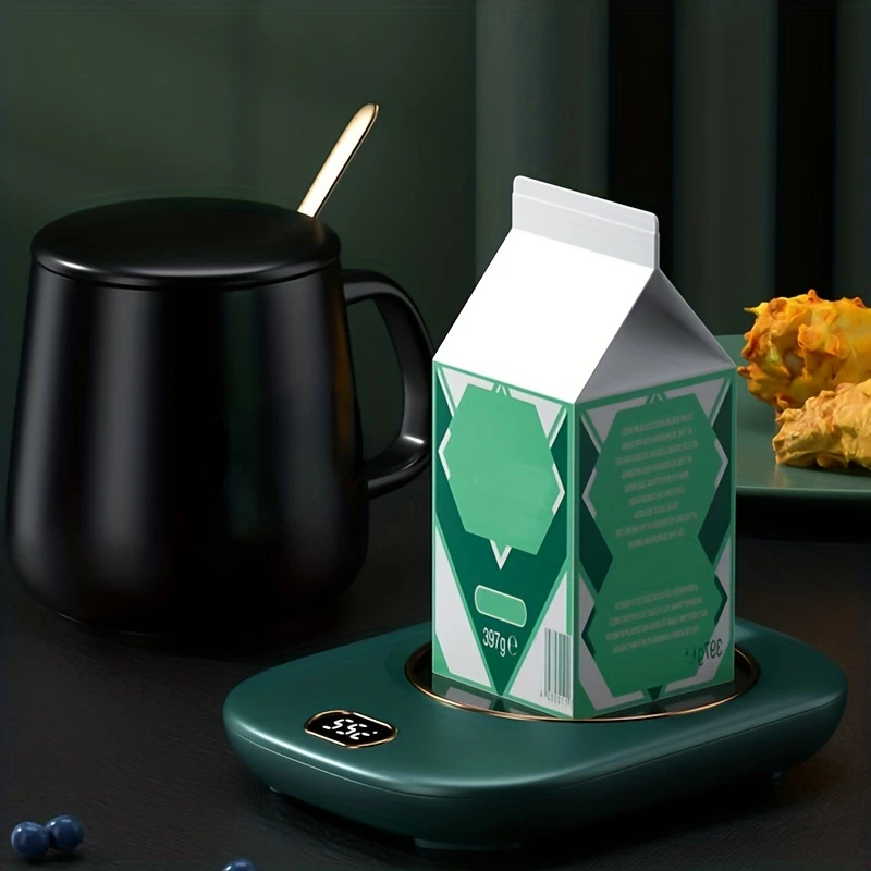 Smart Coffee Warmer-USB Heating Pad for Coffee, Hot Cocoa, Tea, Milk & More!