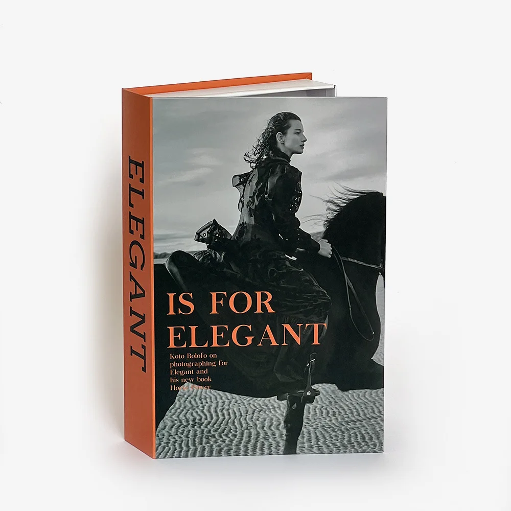 Luxury Fashion Decorative Faux Book