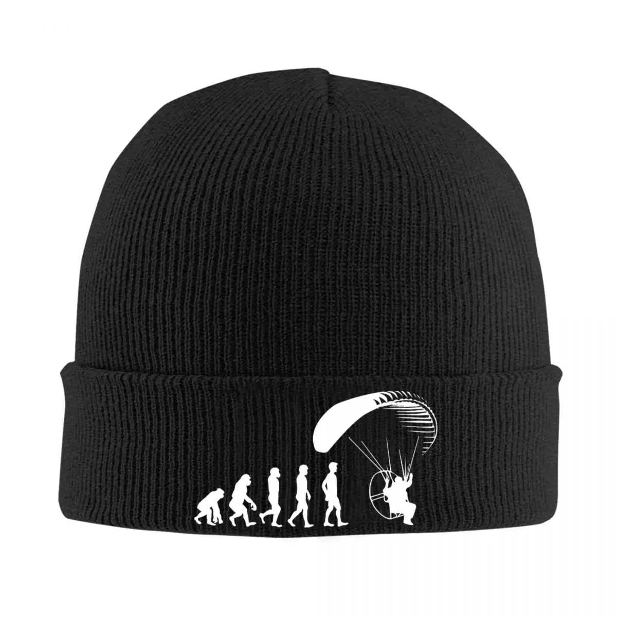 

Paramotor Evolution Paraglider Paragliding Extreme Sports Bonnet Hats Cool Knit Hat Men Women Warm Winter Skullies Beanies Caps