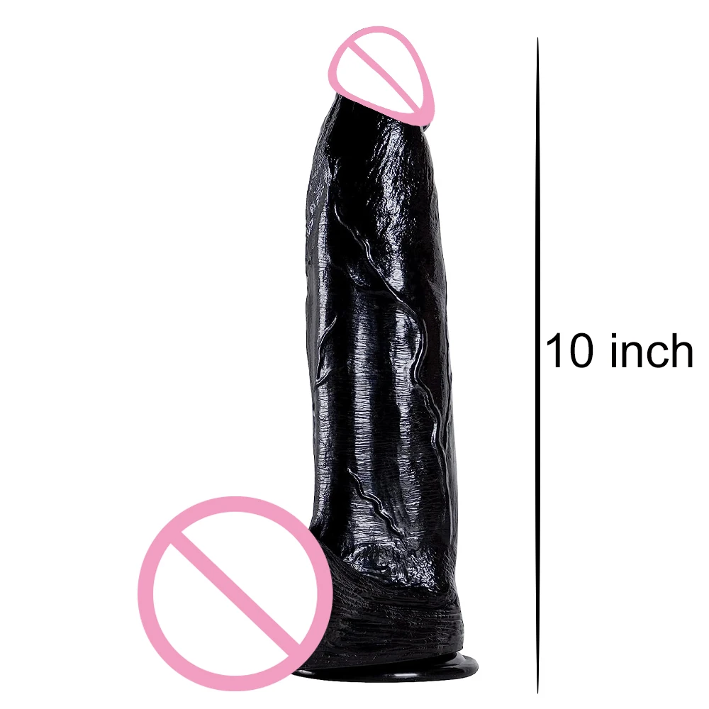 

2.9 inch Diameter Huge Thick Dildo 10 inch Realistic Dildo Lifelike Penis Monster Dildos with Suction Cup Sex Toys for Women Men