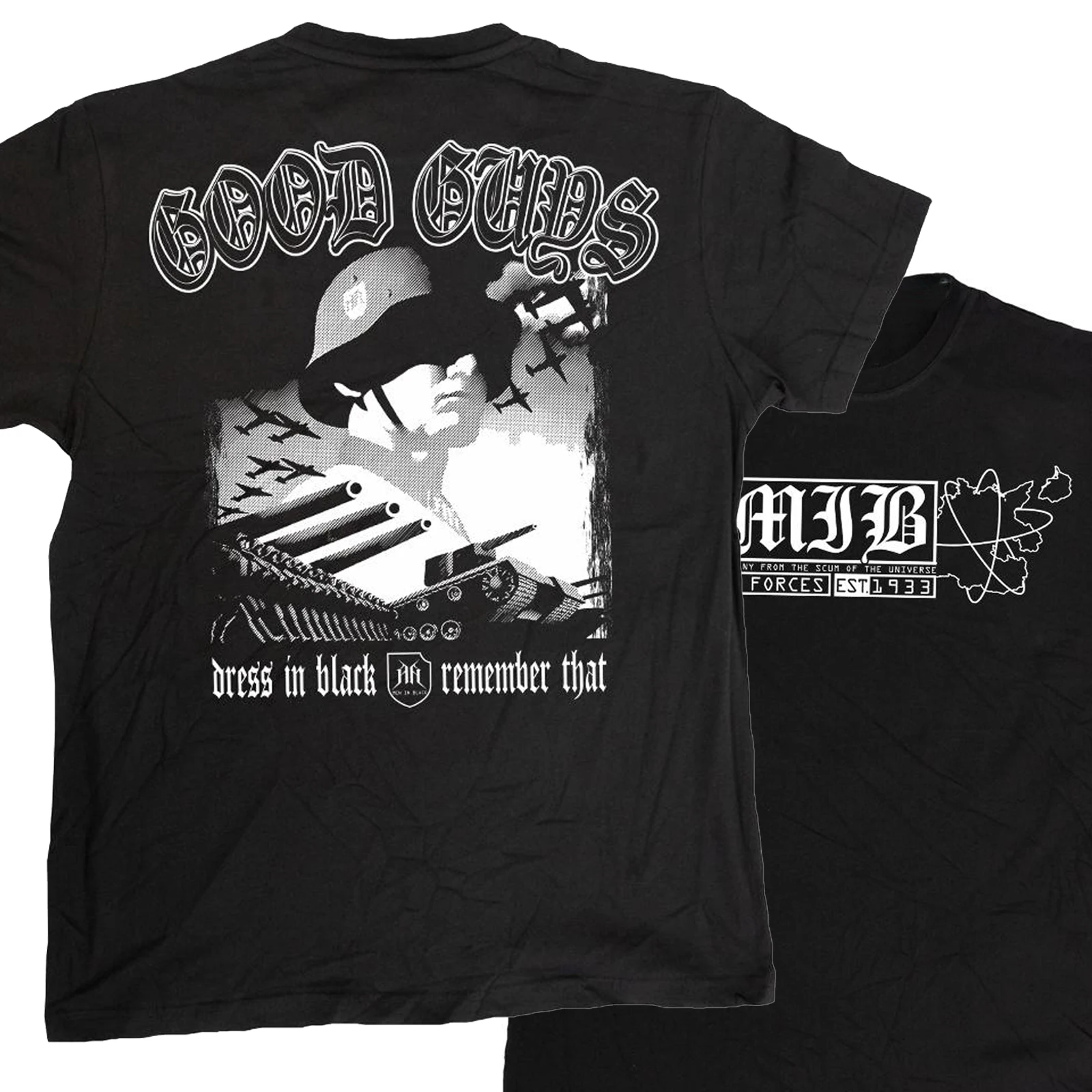 Good Guys Dress In Black Protecting Germany Remember Wehrmacht T Shirt New Cotton Short Sleeve O-Neck Casual Mens T-shirt