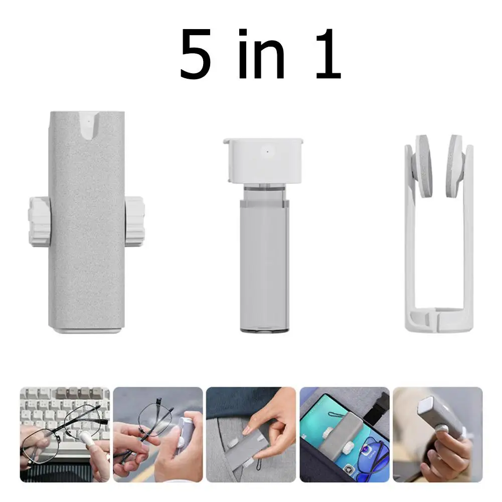 

Five-in-one Multi-function Cleaning Kit Glasses Cleaning Mobile Wipe Phone Can Cleaning Artifact Accessories Screen Portabl I3W4