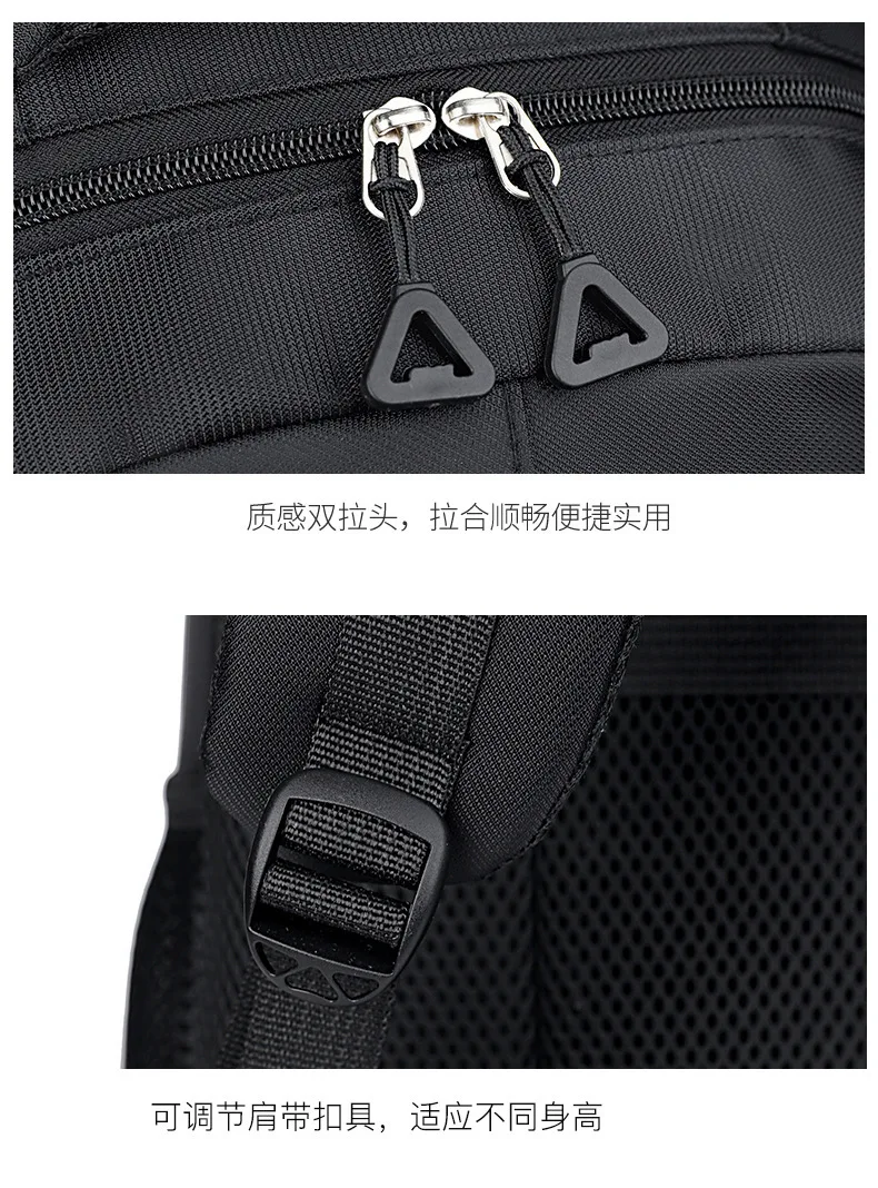Rucksack Student Schultasche Reiserucksack Koreanische Version Männer Und Frauen Business Casual Computer Doppelte Umhängetaschen Im Angebot – Detail 18
