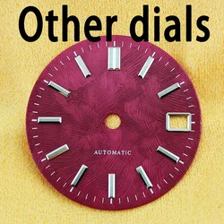 Custom Blue Luminous Multi - Color Calendar Watch Dial Replacement Accessory - Custom Logo Dials (Other styles)