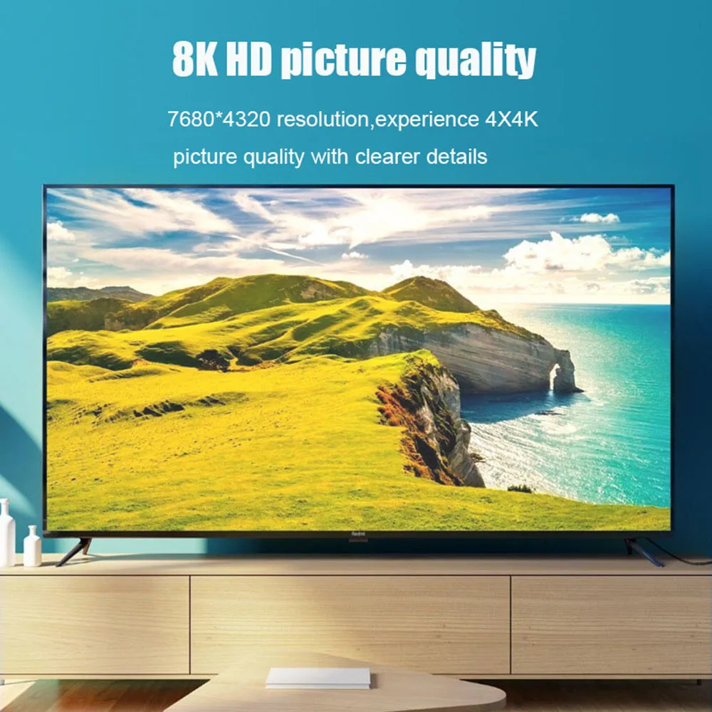 HDMI ȣȯ ̺ 8K/60Hz 4K/120Hz  ̺, 48Gbps 3D  ̺ PS4 ǻ TV ڽ HDMI ȣȯ й 2M