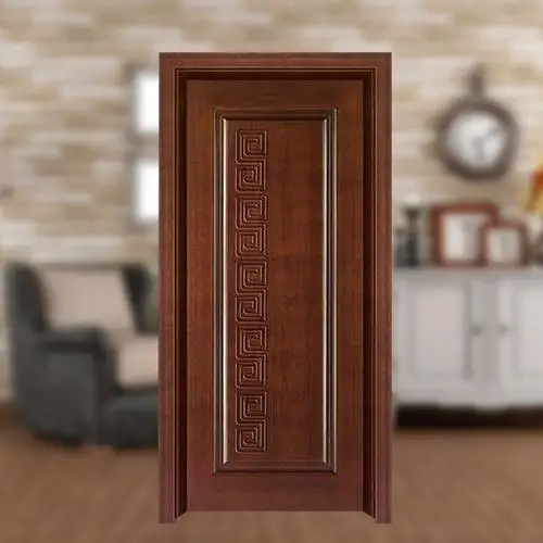 Domestic manufacturers direct sales of lacquer-free solid wood composite interior door 6