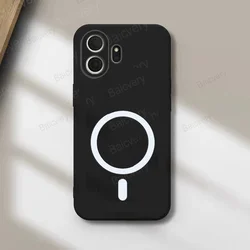 Soft Protective Black Cover with Magnetic Sticker for TCL K70 5G (Black - White)