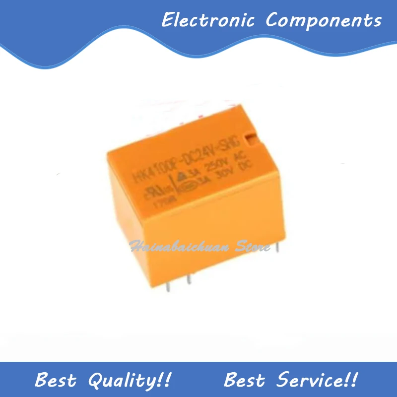 

10 Pcs/Lot HK4100F-DC24V-SHG DIP6 New and Original In Stock