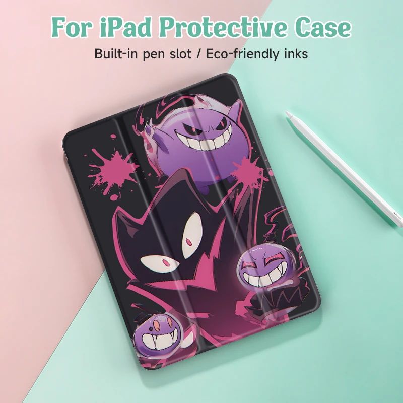 Purple Ghost Case with Pen Holder