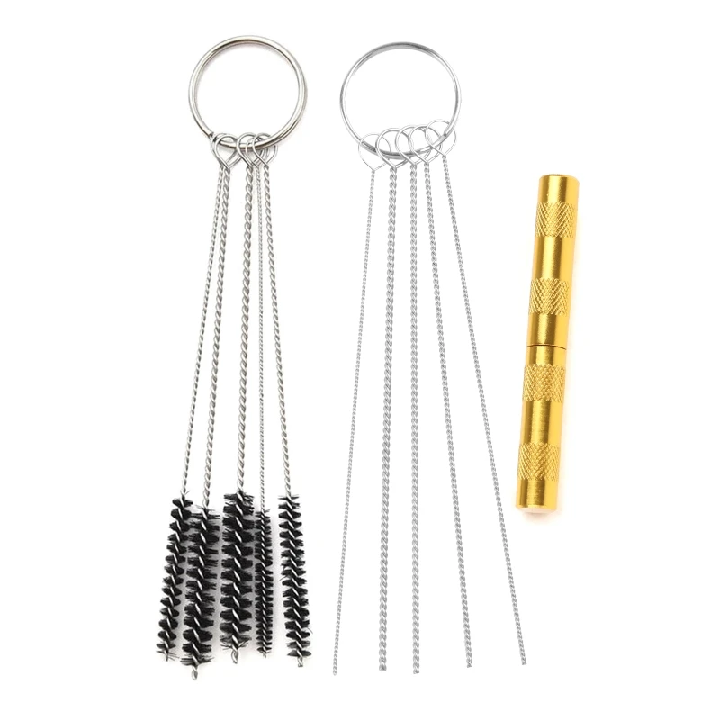 

11 Pieces Cleaning Brush Airbrush Cleaning Tools Kit for Clean Airbrush Nozzles
