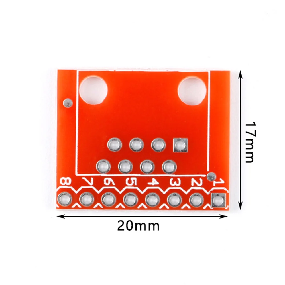Portable Modular Connectors Ethernet Connectors RJ45 Breakout Board Adapter Connector Module Board 10PCS
