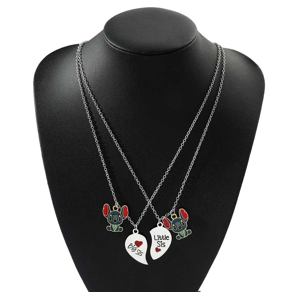 Disney Lilo & Stitch Celestial Crystal Best Friend Necklace Set | Hot Topic