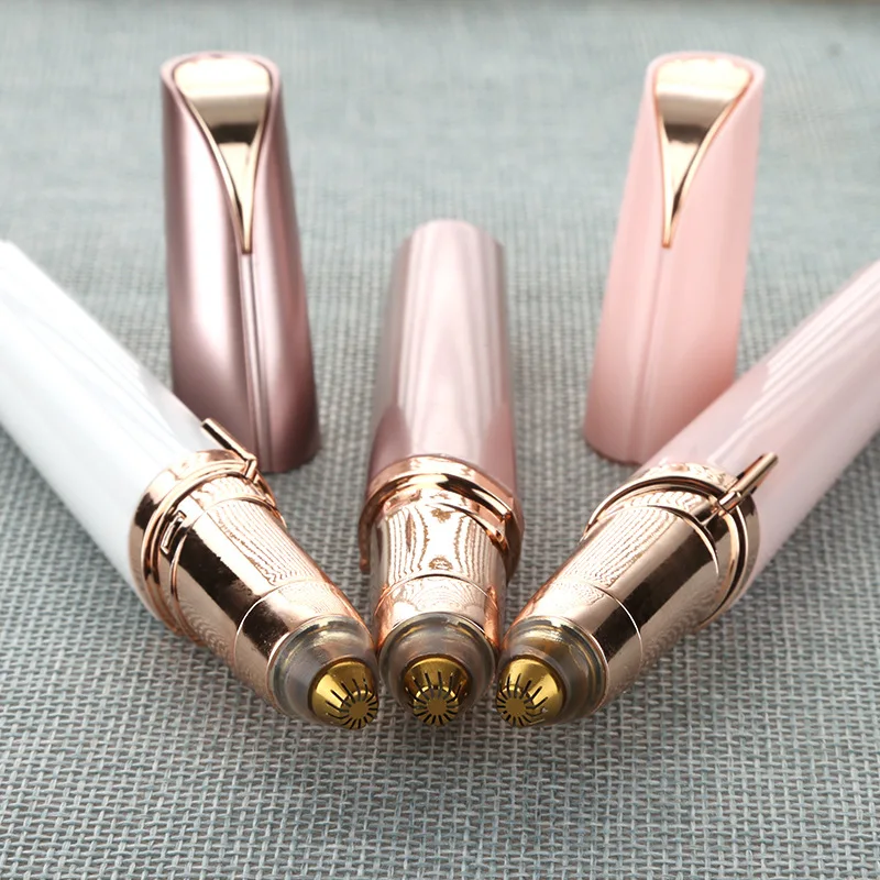 Eyebrow Trimmer Set Eyebrow Trimmer Upgrade USB Electric Eyebrow Trimmer Painless Eye Brow Epilator Nose Hairs Mini Shaver Razors Portable Facial Hair Remover Women
