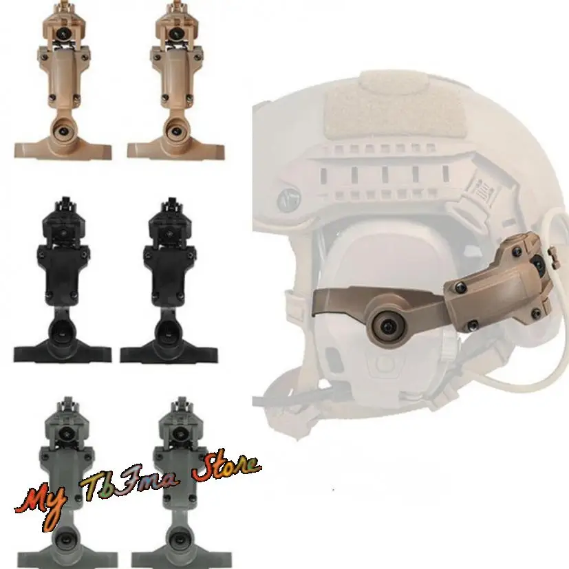 FMA Amp Tactical Noise Reduction Ear Helmet Connected Guide Rail Connecting Bridge Connector TB1372-B