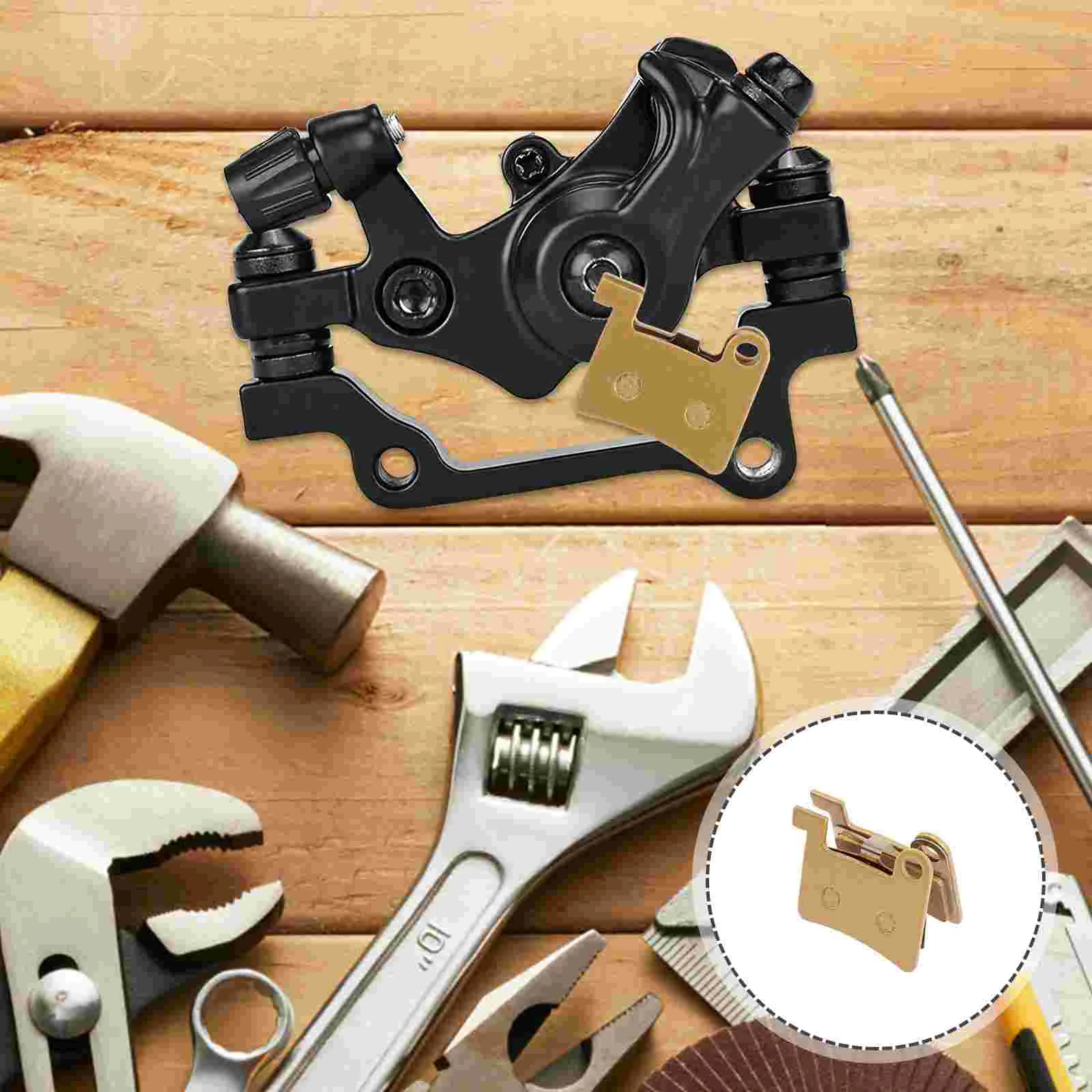 

Brake Pads Electromobile Portable Electrocar Practical Riding Block Folding Ebike Disc for Electrocars Major