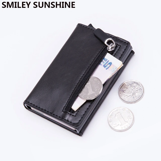 Endurable Wallet Antimagnetic Purse Credit Money Wallets Holder