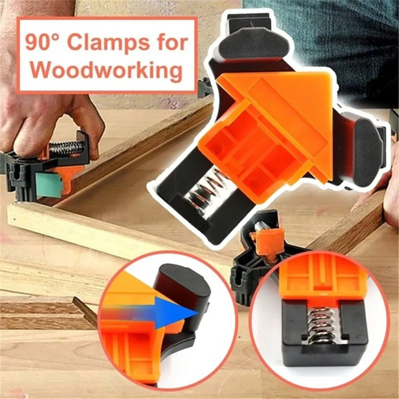 2/4/16CS Woodworking Clamp Set 60/90/120 Degrees Corner Clamp Wood Angle Clamps  Woodworking Frame Clamp Woodworking Hand Tools - AliExpress