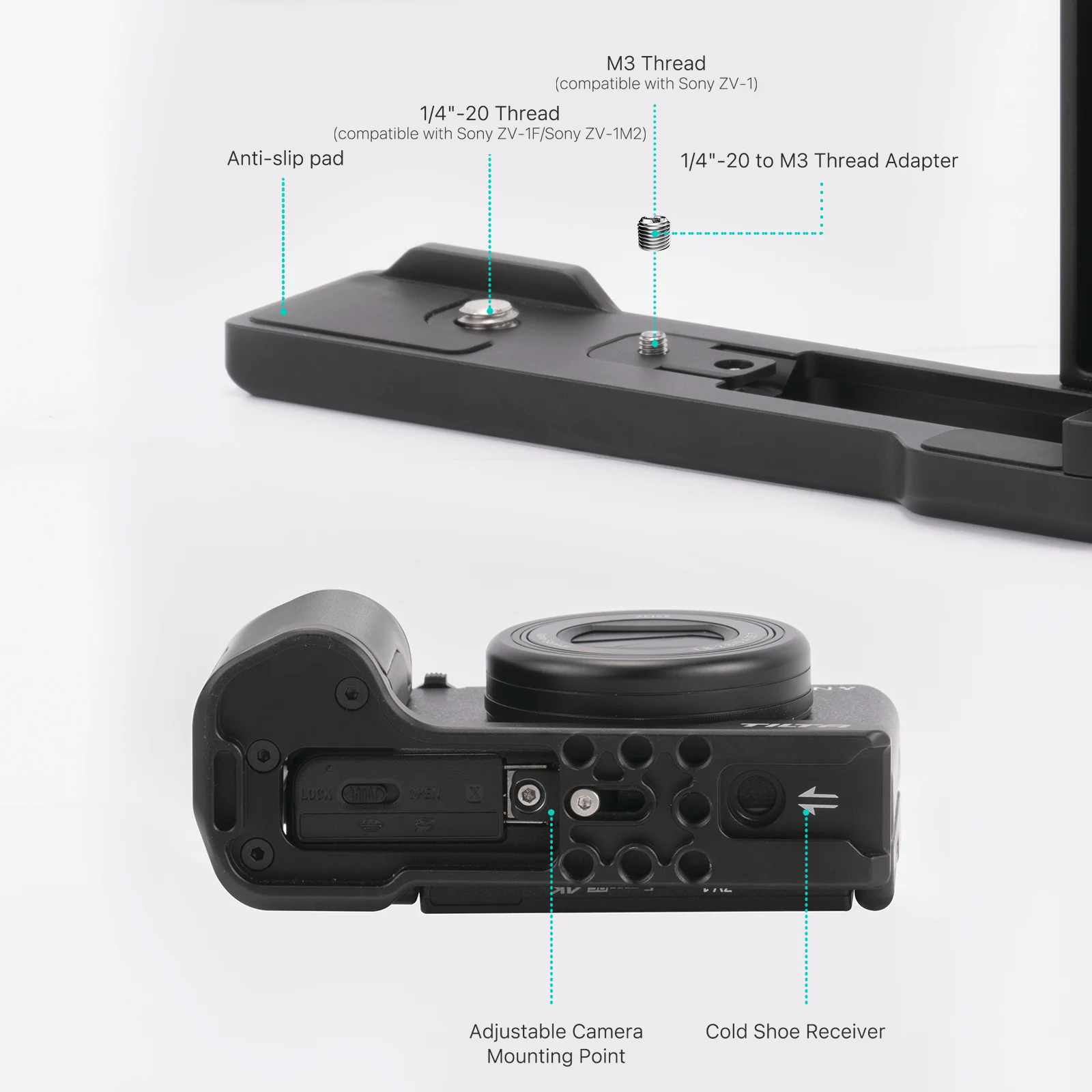 SONY - sony zv-1 グリップ付き 新品)SONY (ソニー) VLOGCAM ZV-1 II シューティンググリップ