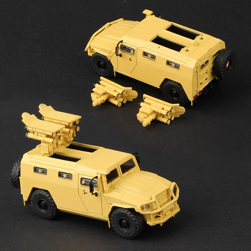 Massdi 1:64 Tiger Gaz Armored Vehicle Car Model M1151 Off Road Antitank Alloy Miniature Diecast Vehicles Toy Collection 