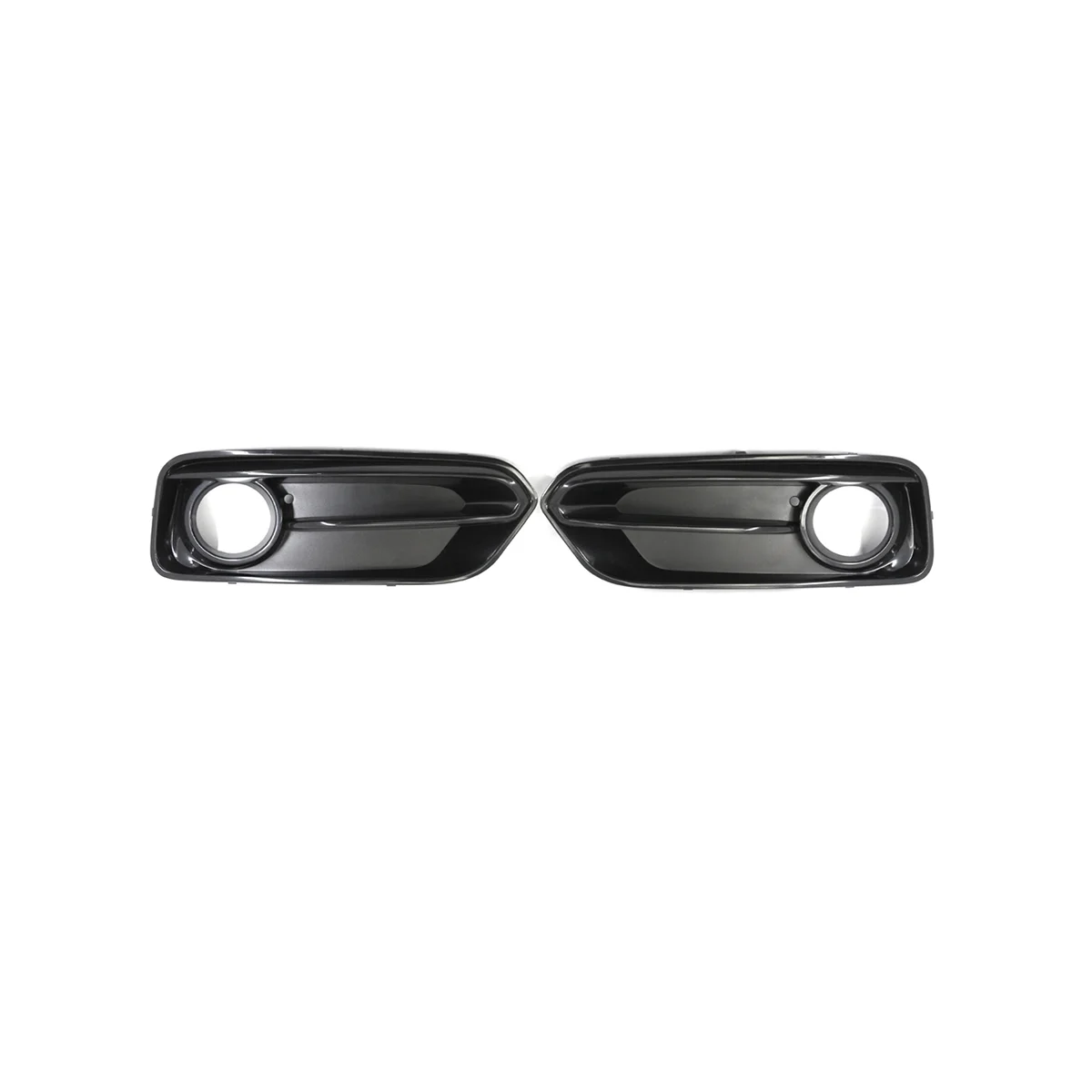 1Pair Front Bumper Fog Light Grilles Fog Light Cover for BMW 1 Series
