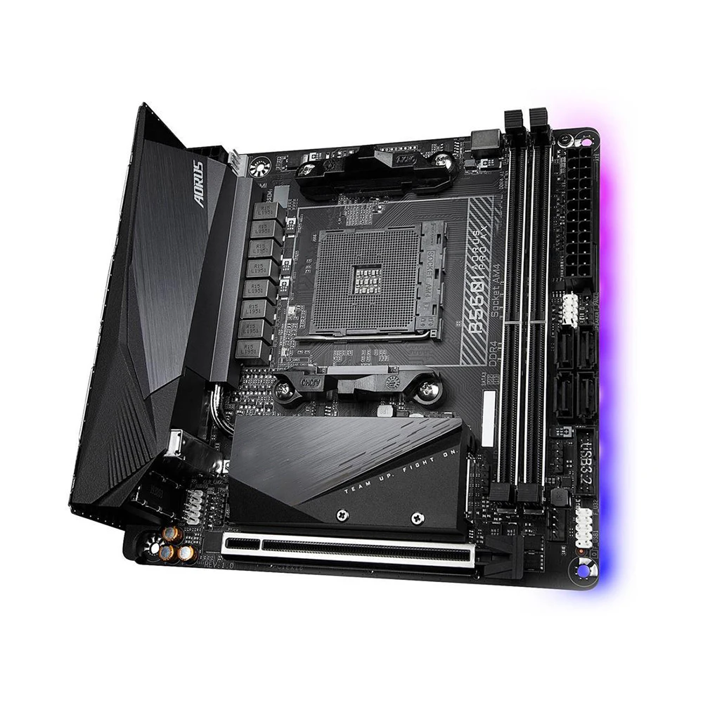 B550I Aorus Pro Ax Per Gigabyte B550 Am4 Ddr4 64Gb Pci-E 4.0 Scheda Madre Desktop Mini-Itx