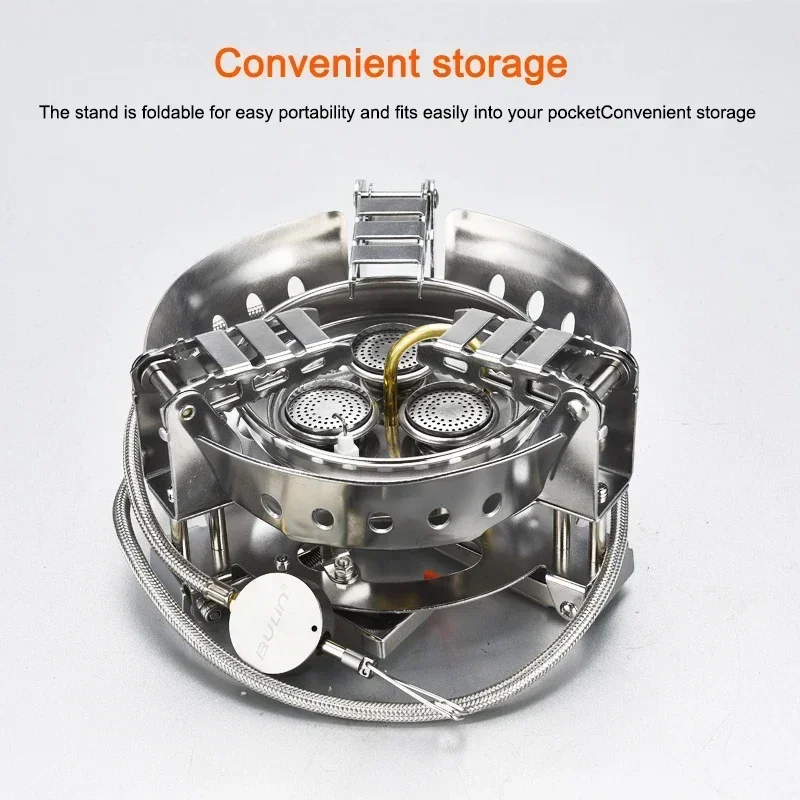 Brand-new Outdoor Stove Head Stove Camping Picnic Folding Portable Windproof Strong B17 Lpg Cooker Плитка Газовая