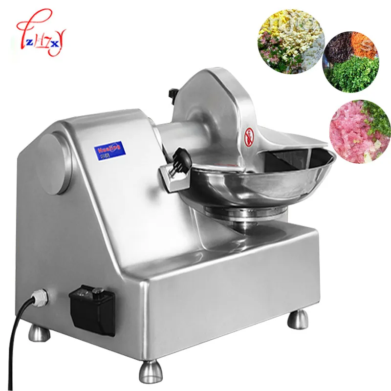 HLQ-8 rvs commerciële vlees groentesnijder mixer grinder 8L multi-functionele vleesmolen plantaardige crusher 220 v 1 PC