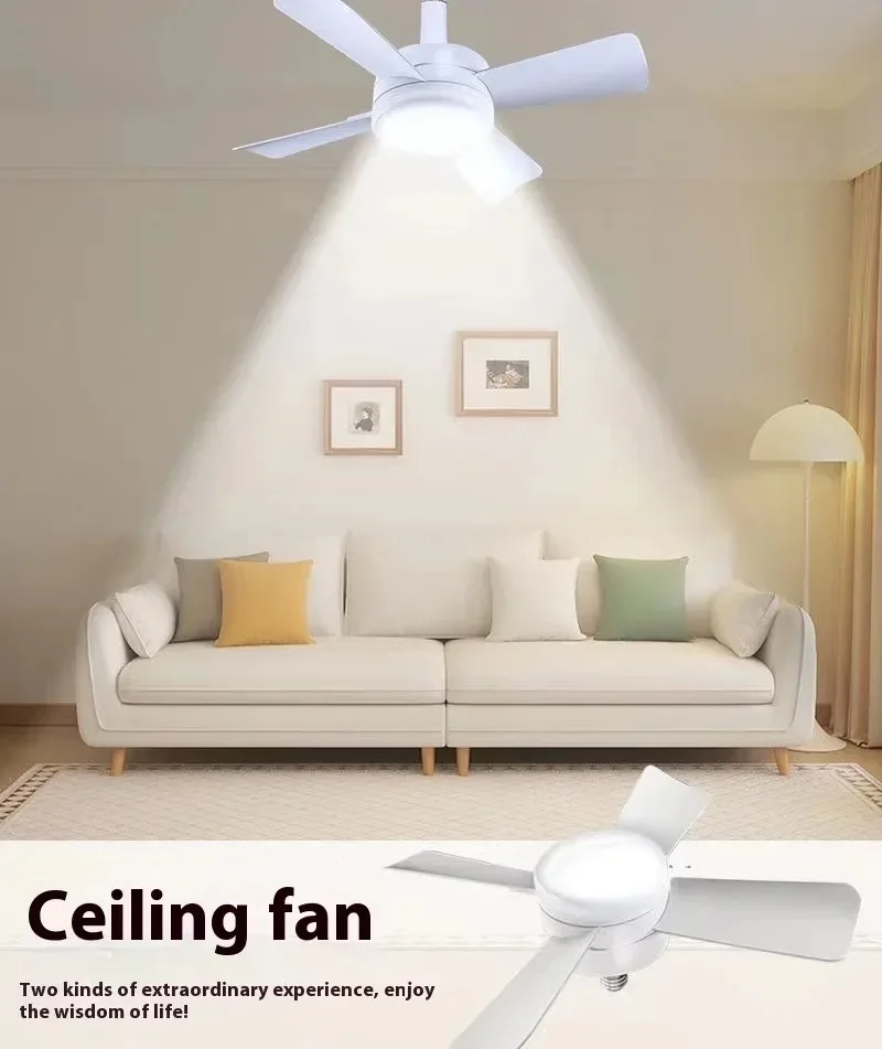 LED Ceiling Fan with Light and Remote Control