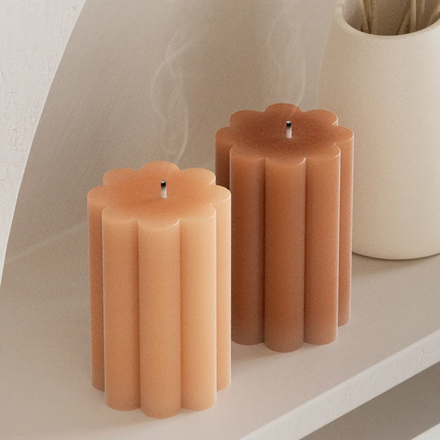 2 Pcs Arch Wave Spiral Candle Mold - Silicone Mold For Candles, Resin, Soap | DIY Craft Supplies