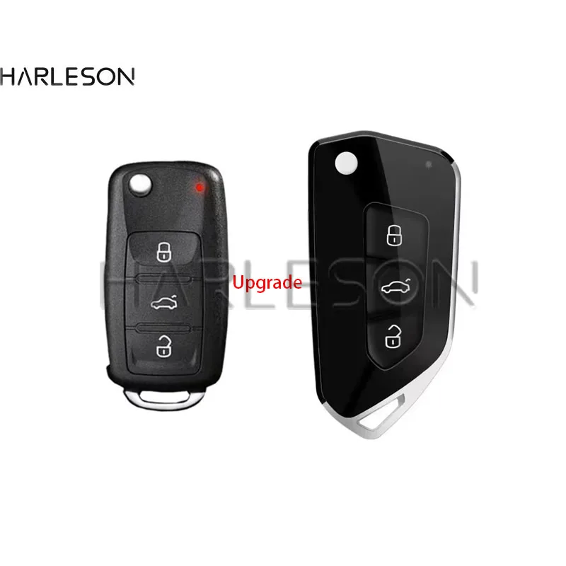 3 Buttons Modified Filp Folding Remote Key Shell Case For VW/VOLKSWAGEN Caddy Eos Golf Jetta Beetle Polo Up Tiguan Touran