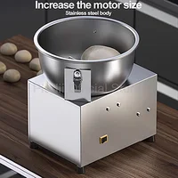 Коммерческий тестомес, емкость 3/5/8 кг, автоматический тестомес из нержавеющей стали для хлебобулочных изделий, пищевой промышленности