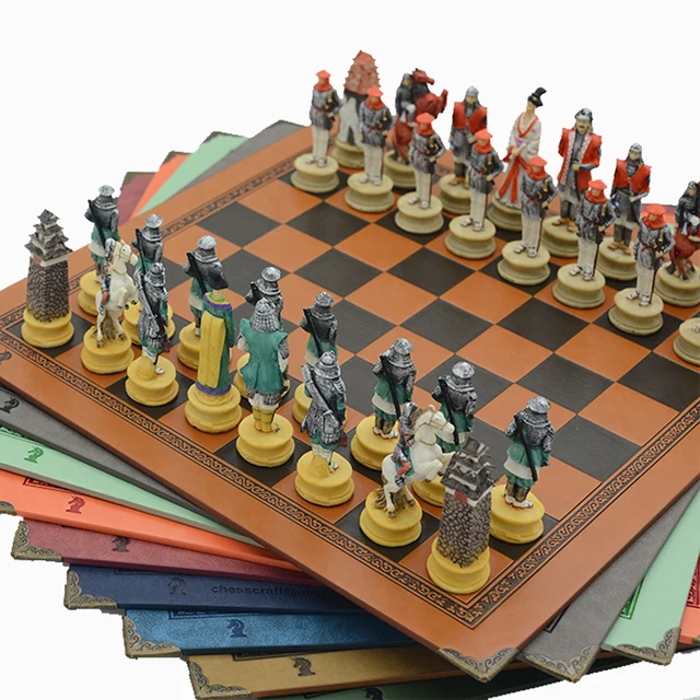 Japonês samurai personagem guerra resina xadrez tema jogo de