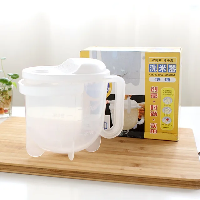 Gyors Rizsmosógép Konvektív Lusta Rizsmáta Kézmentes, Automatikus Mosás Rizskészülék Gyakorlati Kreatív Konyhai Eszközök - Image 4