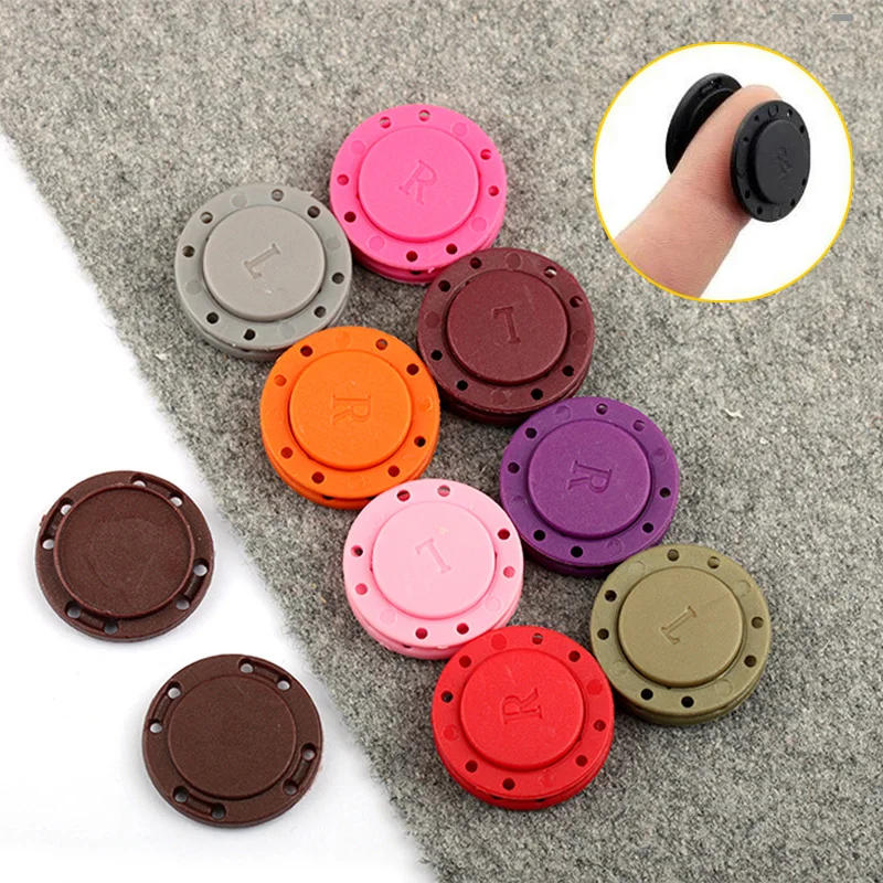 A pair Invisible Magnet Button for Sewing Supplies Jacket Cardigan Concealed Buckle Handwork Clothing Decoration Craft Supplies