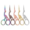 Retro Stainless Steel Beauty Scissors Makeup Grooming Eyebrow Trimmer Eyelash Nose Facial Hair Remover Nail Scissors Nail Tool 3