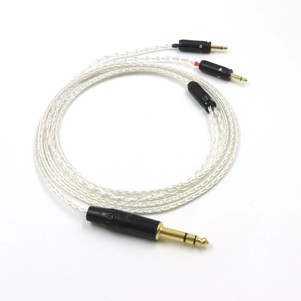 

New HiFi 8Core Silver Plated 2.5 4.4 6.5mm/4pin XLR Clear Celestee NEW Focal ELEAR Headset French Utopia Upgrade Headphone Cable