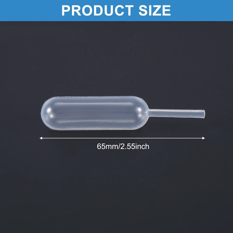 100Pcs 4Ml Plastic Disposable Squeeze Transfer Oils Pipettes Dropper Cream Perfusion Diy Cupcake Pipettes