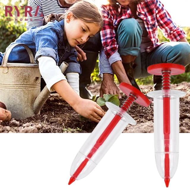 Mini Kézikönyv Vetőmag -Adagoló Kerti Zöldségmag Precíziós Vetés Megtermékenyítő Háztartási Kertészeti Kiegészítők