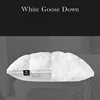 Down Pillow 100% White Goose Feather Pillow Core Five-star Hotel Cotton Single Cervical Vertebra Support Sleep Pillow 4