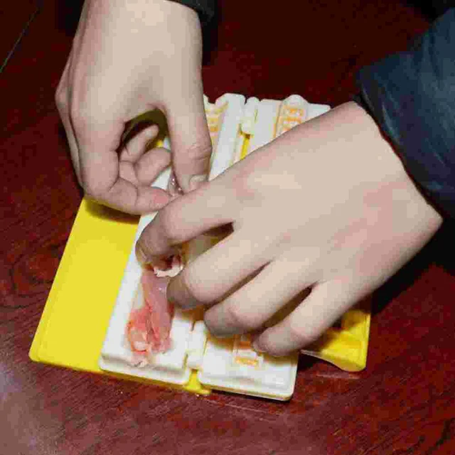 Barbecue Parrillas Para Asar Carne Húslánc -Eszközök Gyors Hordozható Hús Nyárs Doboz Nyársok Kebab Készítő Eszköz Otthon - Image 4