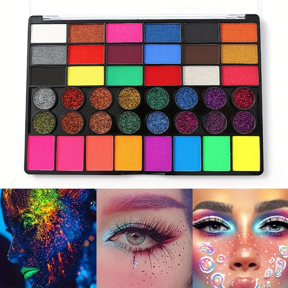 Water-soluble Body Paint Face Paint Set 42 colors Stage Makeup Multi-color Painting Creative Painting Festival Oil Painting Set Professional