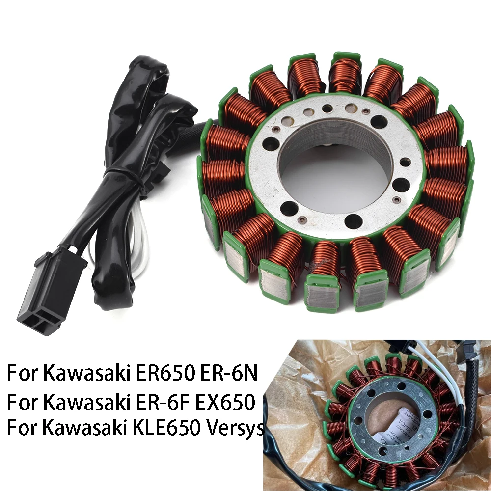 

Катушка статора ZX6R ZX6RR для Kawasaki ZX600 Ninja ZX-6R ZX636 Ninja ZX-6RR ZX 6R 6RR 2005-2006 21003-0023 21003-0042