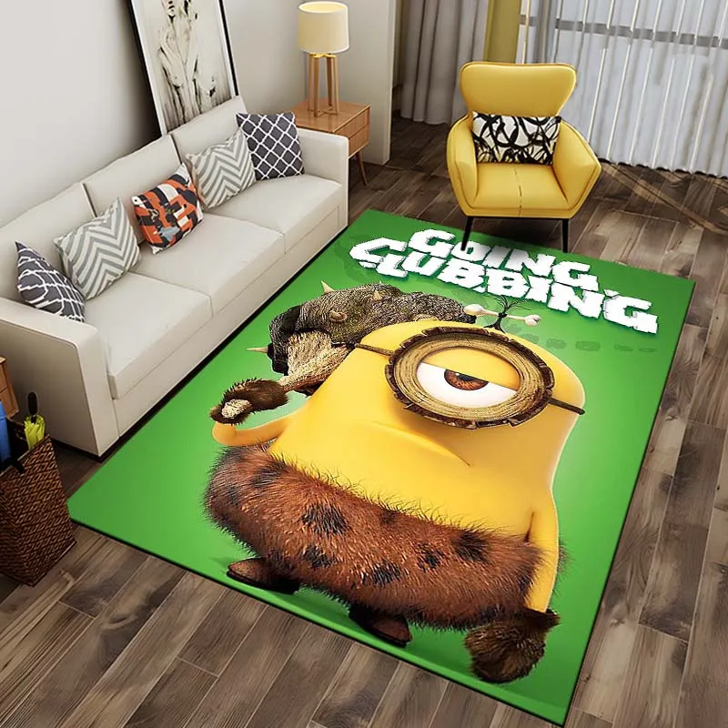 カーペット かわいい じゅうたん キルトラグ ミニオンベッド厚いy