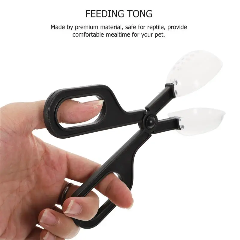 Reptile Feeding Tongs Plastic Tweezers Pet Raising Tool Insect Biology Study Tool