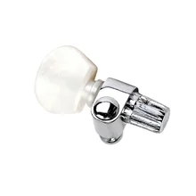 

Banjo Guitar Parts Tuning Pegs Heavy Duty Banjo Tuning Keys Pegs Machine Heads Closed Gear HA104 Silver