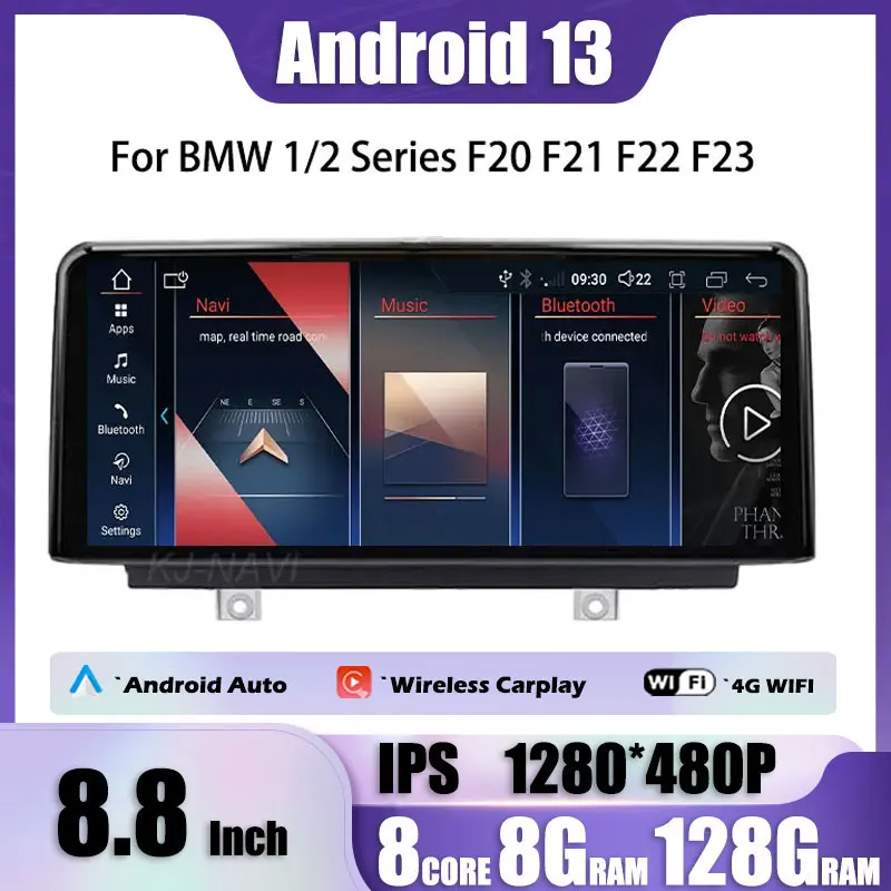 

For BMW 1/2 Series F20 F21 F22 F23 EVO System NEW ID8 Android 13 Wireless Carplay Car Radio Multimedia Player GPS Navigation