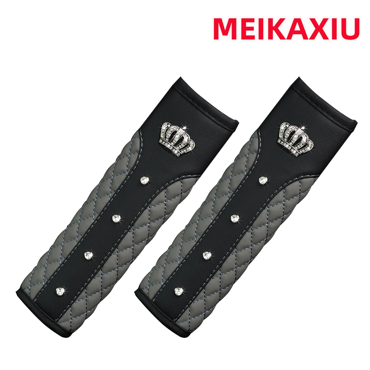 PU Leather Diamond Crown Shoulder Cover 6